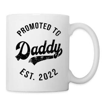 Mens Funny 1ère fois Papa Est 2022 Première fête des pères - Mug blanc - blanc - Droite