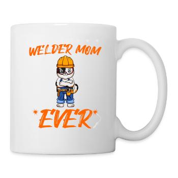 Best Welder Mom Ever Metal Work Crafts Mother - Mug - white - Right