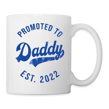 Mens Funny 1ère fois Papa Est 2022 Première fête des pères - Mug blanc - blanc - Droite