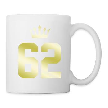 62 Couronne numérique - Mug blanc - blanc - Droite