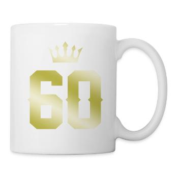 60 Number Crown - Mug - white - Right