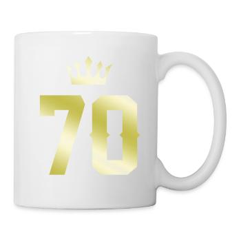 70 Number Crown - Mug - white - Right