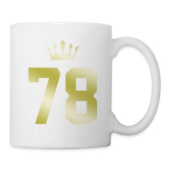 78 Number crown - Mug - white - Right