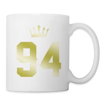94 Number crown - Mug - white - Right
