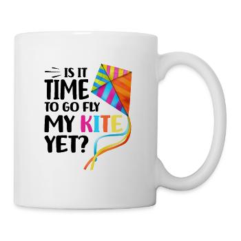 Kite flying - Mug - white - Right