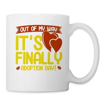 Adoption Adoption of children foster parents - Mug - white - Right
