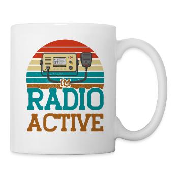 Diffusion en code Morse radioamateur radio amateur Gehe - Mug blanc - blanc - Droite