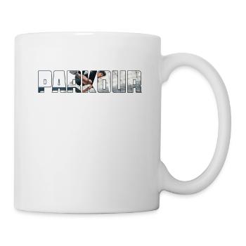 le parkour - Mug blanc - blanc - Droite