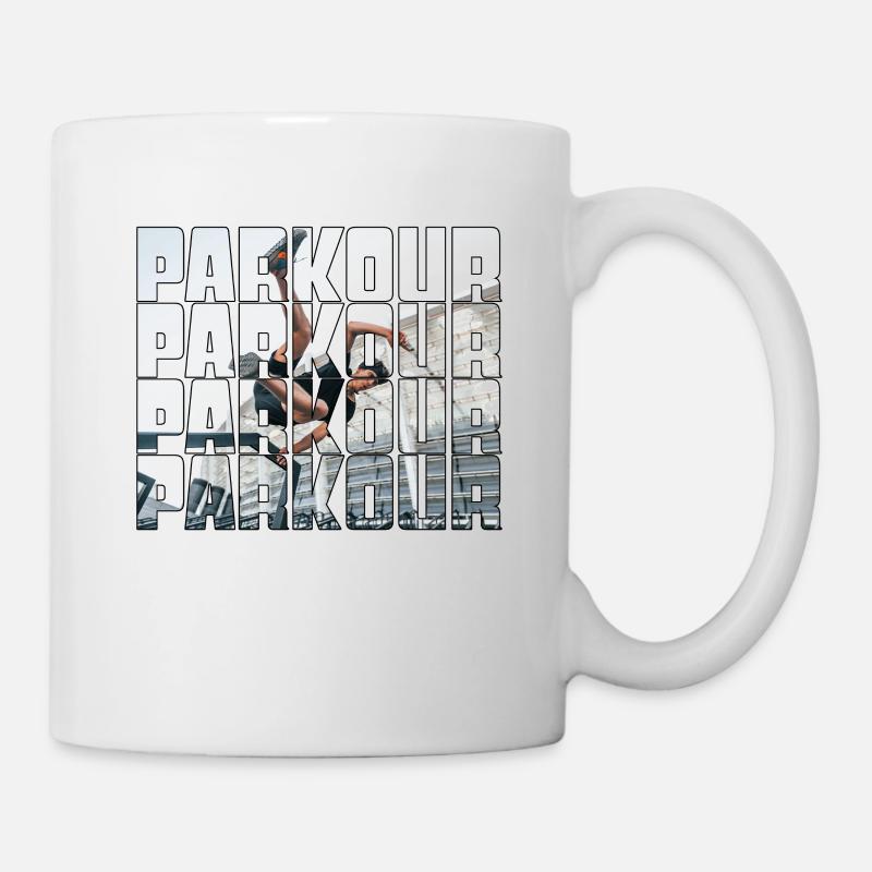 parkour - Tasse - Weiß