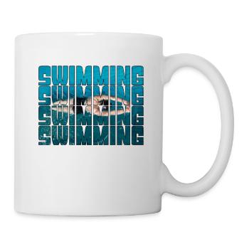 Nager - Mug blanc - blanc - Droite