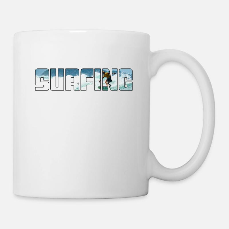 Surf - Mug blanc - blanc