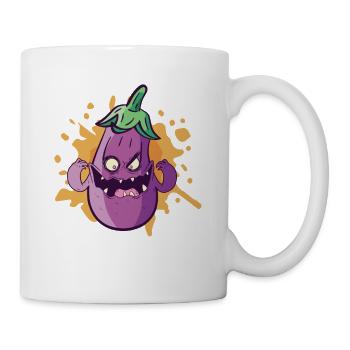 Halloween Eggplant Monster Healthy Food Lovers - Mug - white - Right