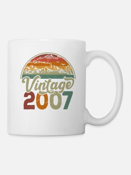 Vintage 2007 - Mug blanc - blanc