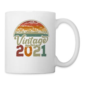 Vintage 2021 - Mug blanc - blanc - Droite