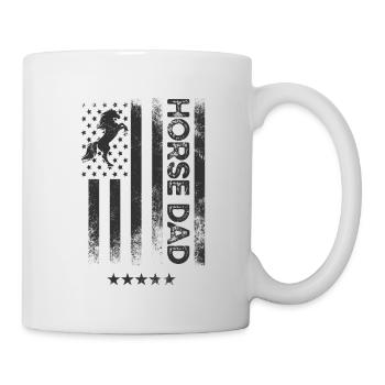 USA American Flag - Horse Father - Mug - white - Right