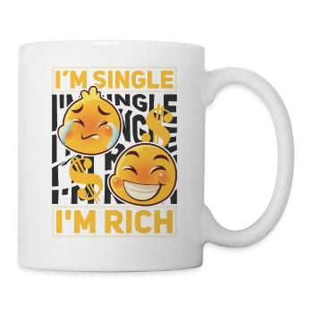 Solo, Célibataire Hommes + Femmes, Premier Rendez-vous, Reich - Mug blanc - blanc - Droite