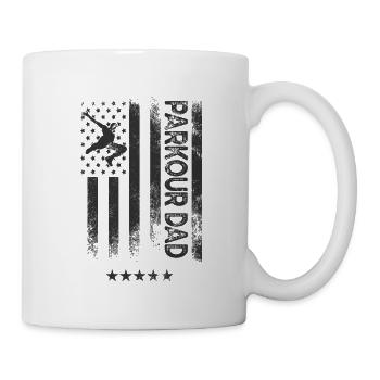 Drapeau américain - Parkour-Dad - Mug blanc - blanc - Droite