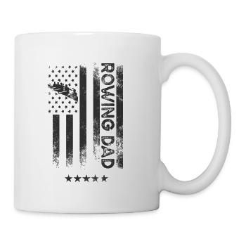 Drapeau américain des États-Unis - Père Aviron - Mug blanc - blanc - Droite