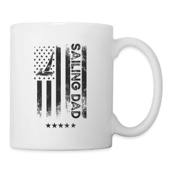 U.S. Flag - Sailing Dad - Mug - white - Right