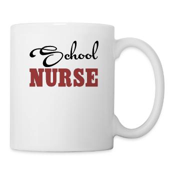 Schulkrankenschwester - Tasse - Weiß - Rechts