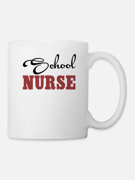 Schulkrankenschwester - Tasse - Weiß