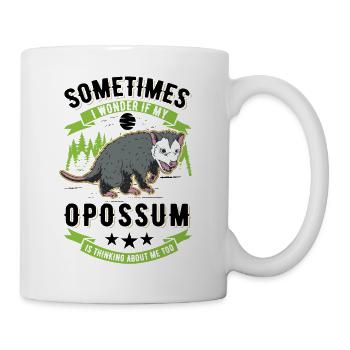 Opossum Possum Beutelratte - Tasse - Weiß - Rechts