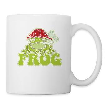 Pilzjagd-frosch-design Für Frosch-liebhaber - Tasse - Weiß - Rechts