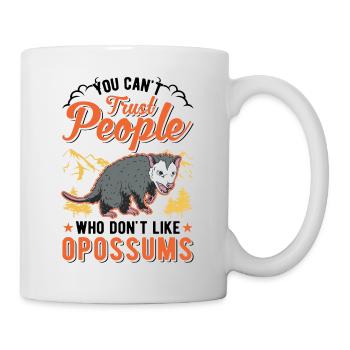 Opossum Cadeau Possum Possum - Mug blanc - blanc - Droite