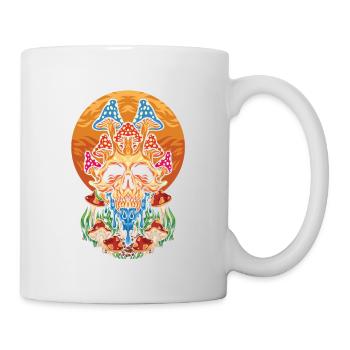 Pilzjagd-frosch-design Für Frosch-liebhaber - Tasse - Weiß - Rechts