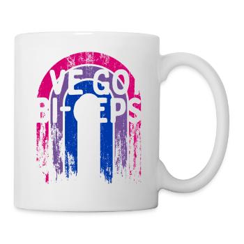 J’ai Bi-Ceps Bisexuel LGBTQ Bi Pride LGBT - Mug blanc - blanc - Droite