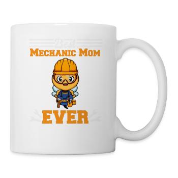 Best Mechanic Mom Ever Technician Mothers Day Gift - Tasse - Weiß - Rechts