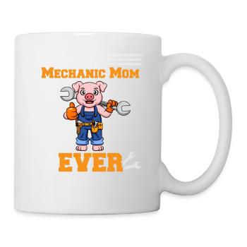 Best Mechanic Mom Ever Technician Mothers Day Gift - Tasse - Weiß - Rechts