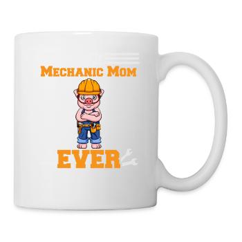 Best Mechanic Mom Ever Technician Mothers Day Gift - Tasse - Weiß - Rechts