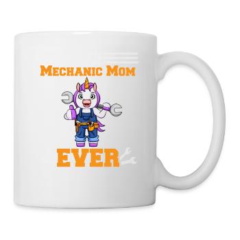 Best Mechanic Mom Ever Technician Mothers Day Gift - Tasse - Weiß - Rechts