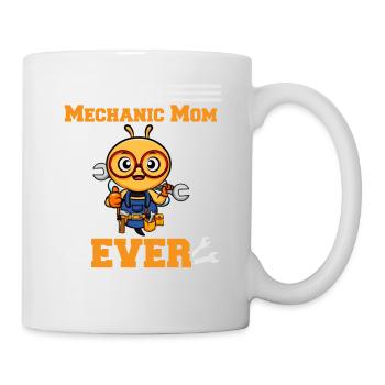 Best Mechanic Mom Ever Technician Mothers Day Gift - Tasse - Weiß - Rechts