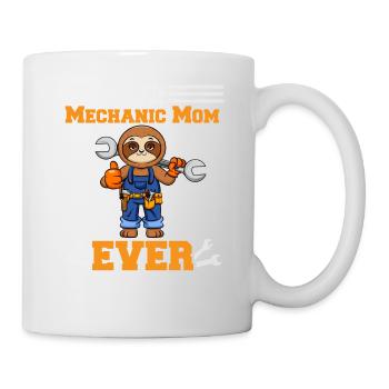 Best Mechanic Mom Ever Technician Mothers Day Gift - Tasse - Weiß - Rechts