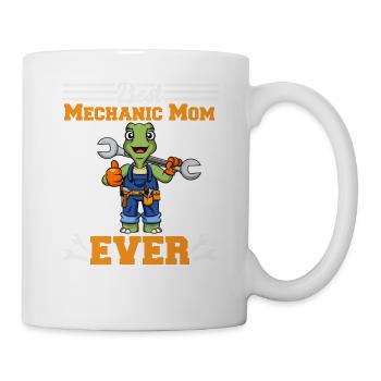Best Mechanic Mom Ever Technician Mothers Day Gift - Tasse - Weiß - Rechts