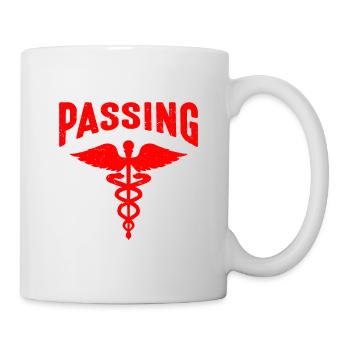 J’ai survécu à son décès à l’école d’infirmières 18 - Mug blanc - blanc - Droite