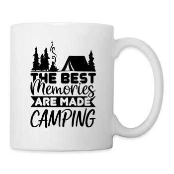 Les meilleurs souvenirs sont faits Camping - Mug blanc - blanc - Droite