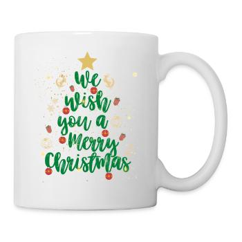 We wish you a merry christmas - Mug blanc - blanc - Droite