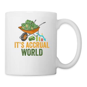 C’est drôle que Comptabilité d’exercice World Accountant - Mug blanc - blanc - Droite
