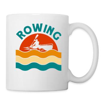Team Rowing Rowers Rowing Gift - Mug - white - Right