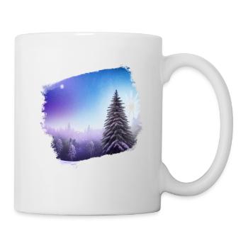 Winterlandschaft - Tasse - Weiß - Rechts