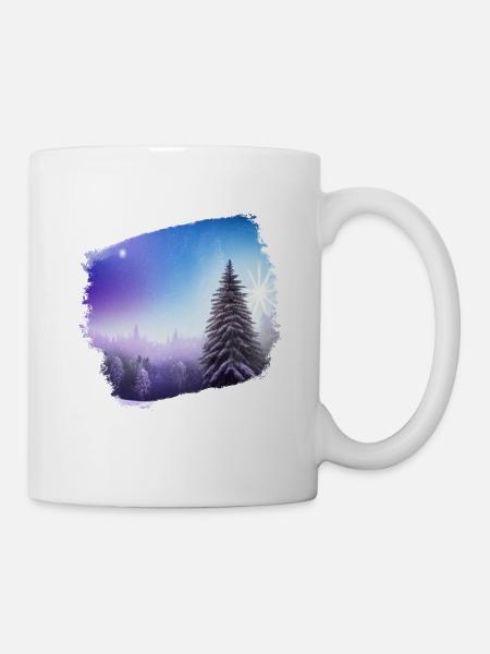 Winterlandschaft - Tasse - Weiß