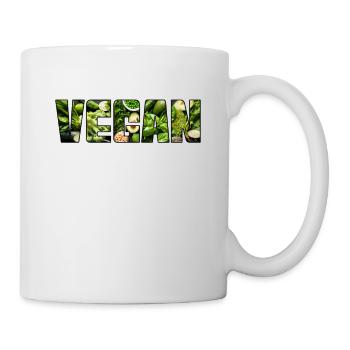 Végétalien - Mug blanc - blanc - Droite