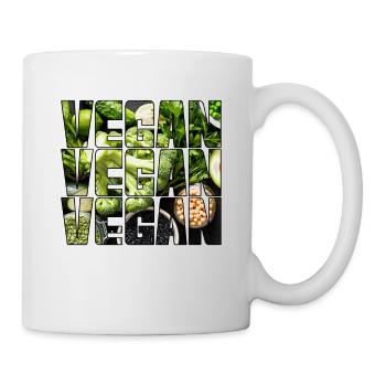 Végétalien - Mug blanc - blanc - Droite