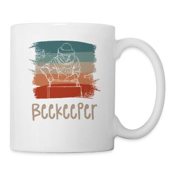 Rétro Vintage Classic Apiculteur Apiculture - Mug blanc - blanc - Droite