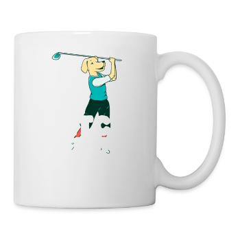 Golf Golf Golf Club Citation Dog Lovers - Mug blanc - blanc - Droite