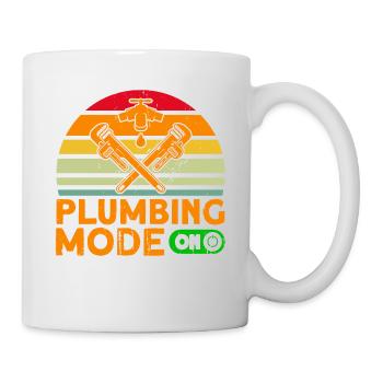 Plumbing Plumbers Tradespeople Gift - Mug - white - Right