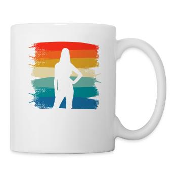 Rétro Vintage Classic Model Modélisation - Mug blanc - blanc - Droite